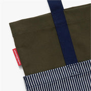 The Market Tote by hedley & bennett – 1008 cubic_inches, Cotton, Olive, Model The Market Tote - Olive