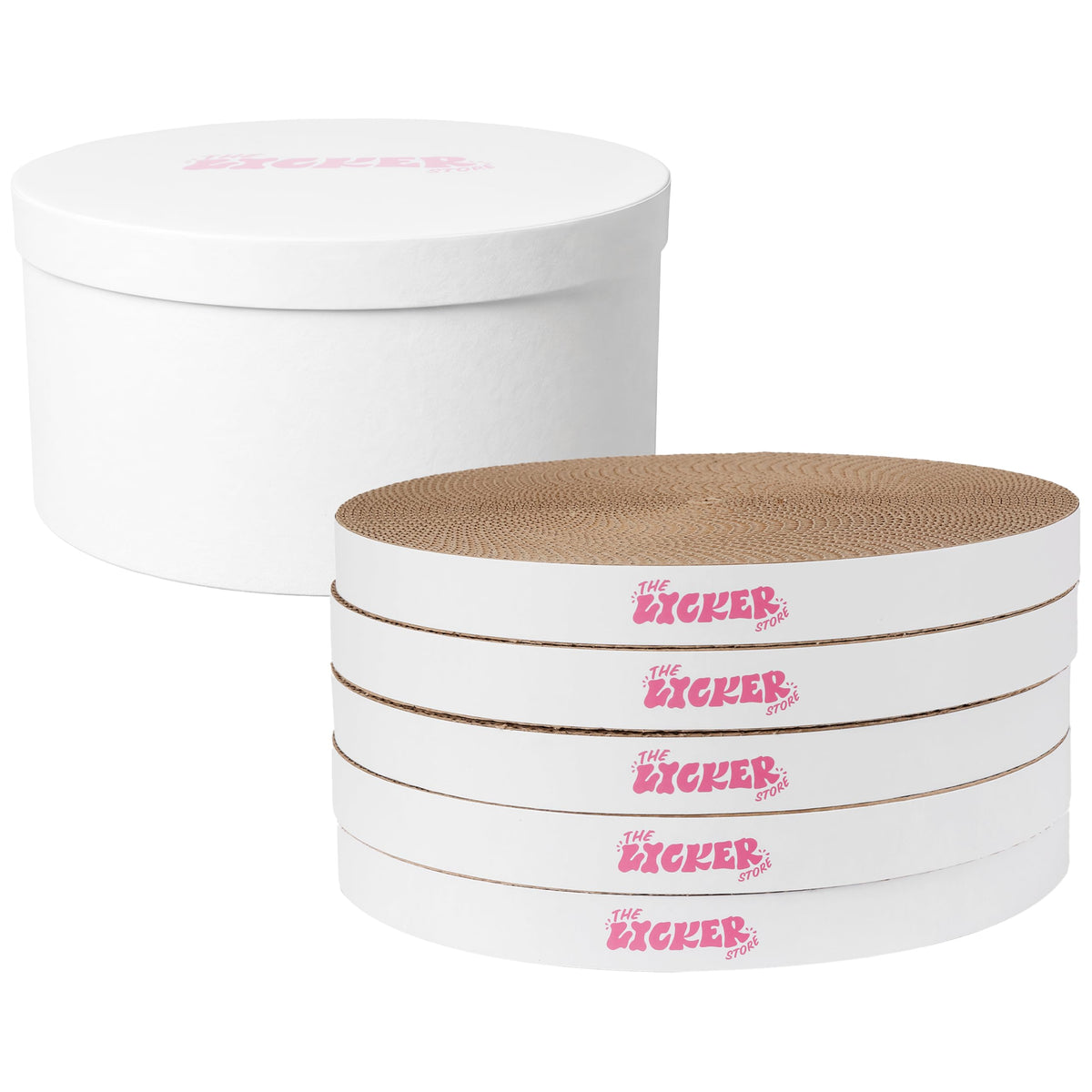 THE LICKER STORE White / 12" / Modern;Mid-Century;Classic;Transitional;Traditional;Cottage;Casual Scratching Pads