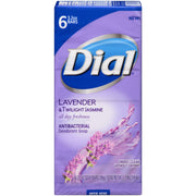 Antibacterial Deodorant Bar Soap by Dial – 3.2 Ounce (Pack of 6), Pack of 6, Model 2342976