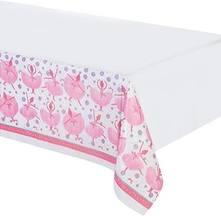 Creative Converting BB021332 Ballerina Table Cover
