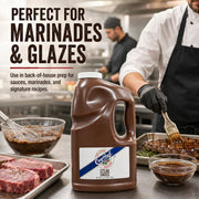 Sauce Steak Plastic by Crystal – 1 Gallon, Pack of 2
