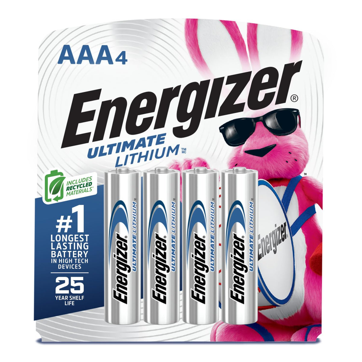 Energizer AAA 4 Count (Pack of 1) / AAA / Multicolor AAA