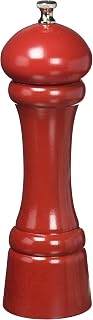 Chef Specialties 8 Inch Windsor Salt Mill - Candy Apple Red - Made in USA