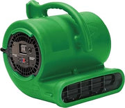 B-Air VPX34 1/3 HP Air Mover Commercial Floor Fan, Daisy Chainable, Stackable, 2 Speeds, 3 Drying Angles, 2.9 Amp Draw, for Water Damage Restoration, Carpet Drying, Air Circulation, Green