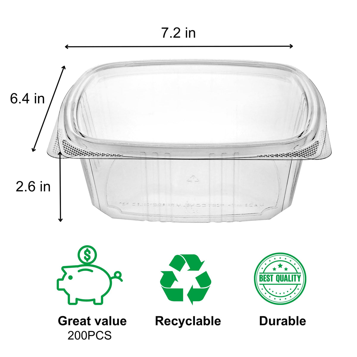 KODA CUP 32oz / Clear / 32.0 fluid_ounces Clamshell Take Out Containers