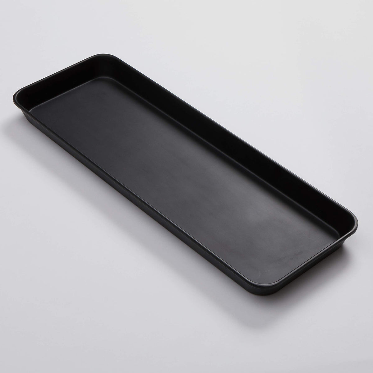 Black Rectangular Market Tray by American Metalcraft – 29.8" x 10.5" x 2", Melamine, Black, Model MT10