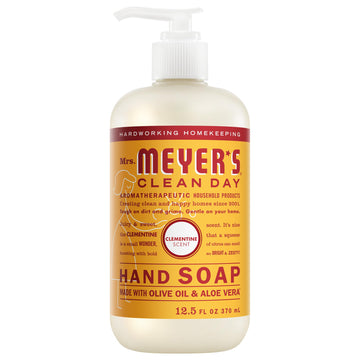 CLEAN DAY Hand Soap by Mrs. MEYER'S – 12.5 Fl Oz (Pack of 1), Clear, Model Hh-060