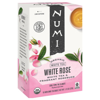 Tea Organic Tea White Rose by Numi – Pack of 6, Model 367FF