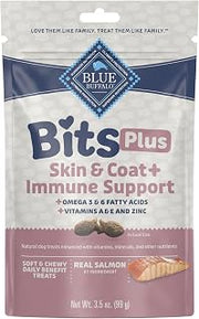Blue Buffalo Bits Plus Salmon Dog Treats, 3.5 oz