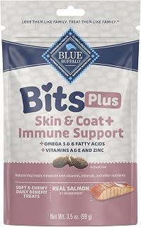 Blue Buffalo Bits Plus Salmon Dog Treats, 3.5 oz