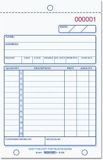 Rediform 5L528 Sales Book, 4 1/4 x 7, Carbonless Triplicate, 50 Sets/Book