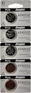 Energizer CR2032 Replacement Batteries for Cayeye, Sigma, Knog, Planet Bike & Many Others, Card of 5