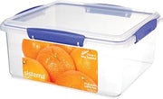 Sistema KLIP IT Large 5L Food Storage Container, Airtight & Stackable, Dishwasher, Freezer, & Microwave-Safe, BPA-Free