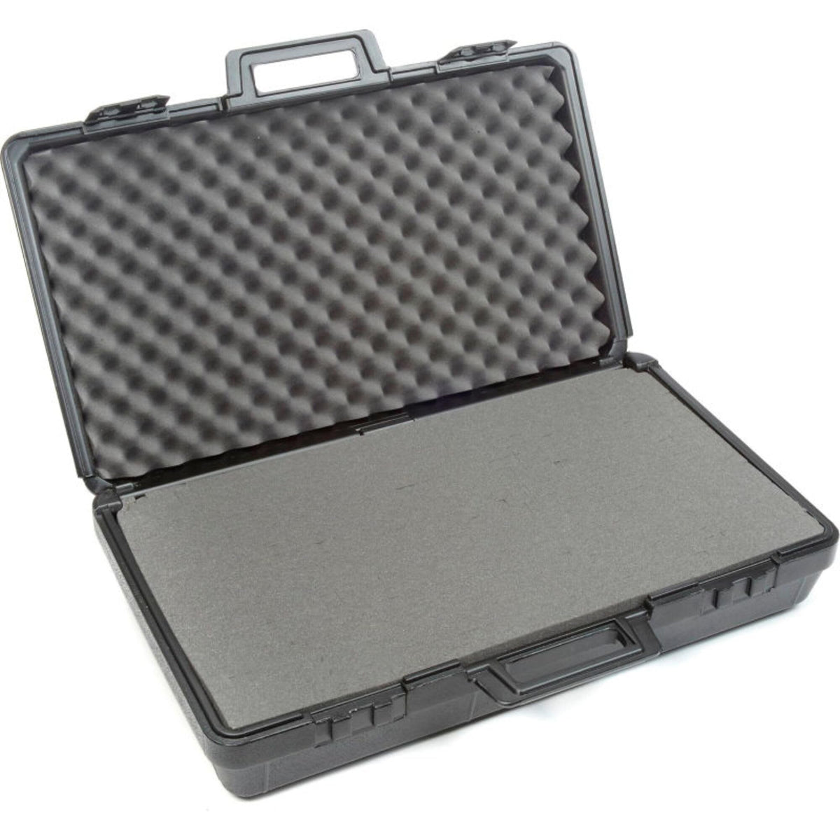 Black Plastic Protective Storage Cases with Pinch Tear Foam 27-1/2"x16"x7" by Western Case Inc. – 27.5"L x 18"W x 8"H, Plastic, Black, Model FC50025-2751600700