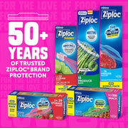 Ziploc One Size / Clear / 1.9 liters Food Storage Bags
