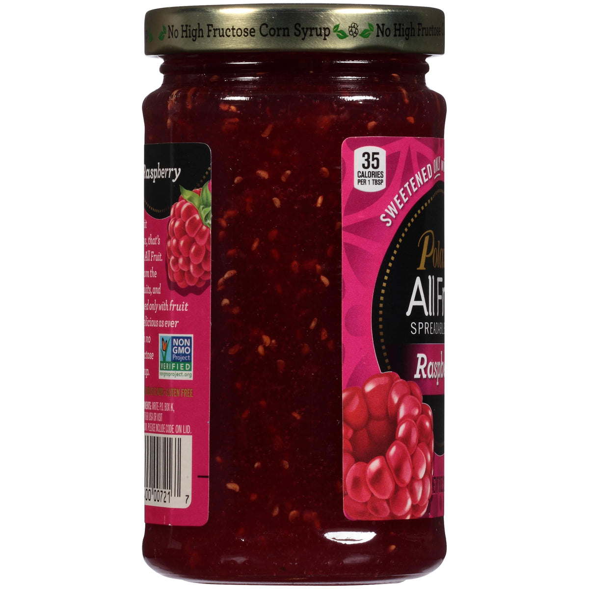 All Fruit Spreadable Fruit by Polaner – 10.0 Ounce (Pack of 1), Red Raspberry, Model 001721