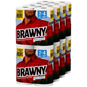 Paper Towels by Brawny – 16 Rolls (130 Sheets each), Paper, White, Pack of 8, Model 44089