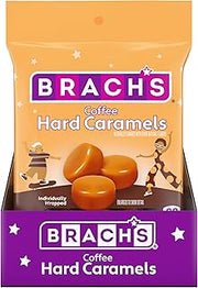 Brach's Nips Coffee Flavored Hard Candy, Individually Wrapped Candy, 3.25 Ounce Bags (Pack of 12)