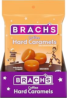 Brach's Nips Coffee Flavored Hard Candy, Individually Wrapped Candy, 3.25 Ounce Bags (Pack of 12)