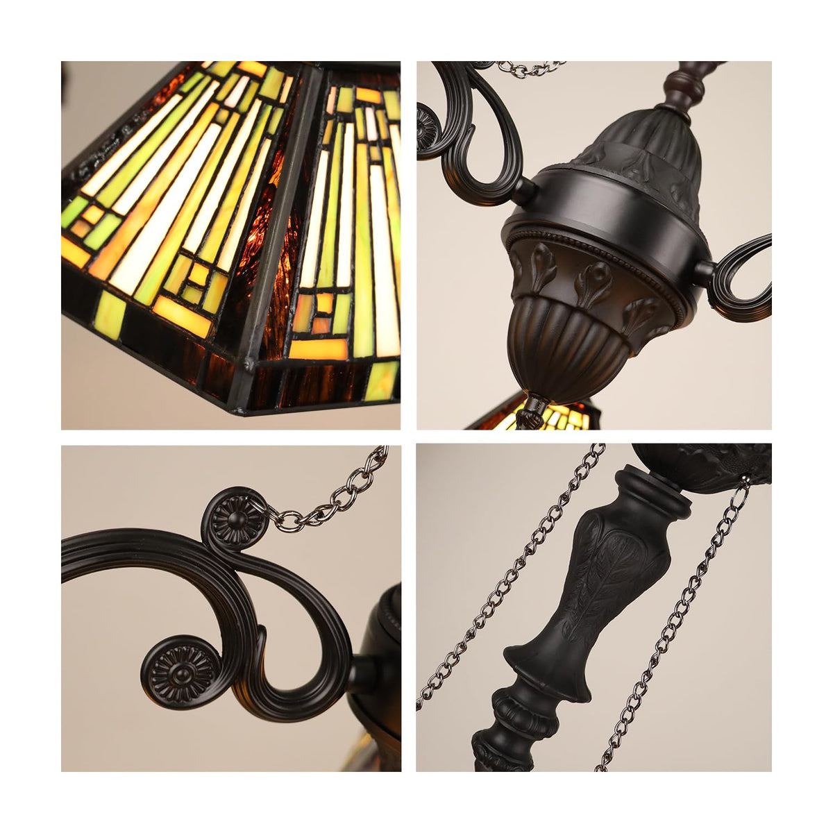 CH33359MR24-DC3 Chandelier by Chloe Lighting – Green, Blue, Brown