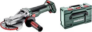 metabo Cordless Flat Head Angle Grinder WVBF 18 LTX BL 15-125 Quick, 125 mm