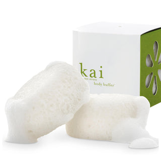 Body Buffer by kai – 2 Count (Pack of 1), Sponge, White, Model 93152620
