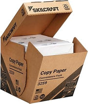 AbilityOne 7530015623259-30% Post-Consumer Recycled Convenience Copy Paper - Ream Wrapped - 5 Reams/BX - 2500 units