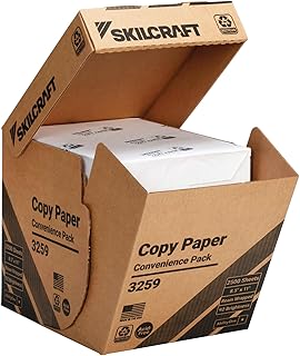 AbilityOne 7530015623259-30% Post-Consumer Recycled Convenience Copy Paper - Ream Wrapped - 5 Reams/BX - 2500 units