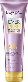 Blonde Sulfate Free Shampoo for Color-Treated Hair, Neutralizes Brass + Balances, EverPure, 8.5 Fl Oz (Packaging May Vary)