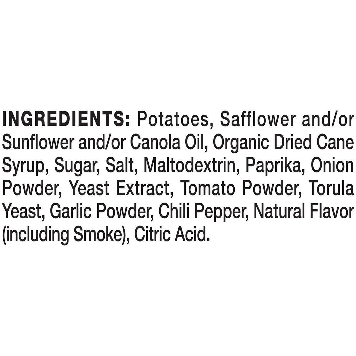 Kettle Brand Backyard Barbeque / 2 Oz (Pack of 6) / Backyard Bbq Potato