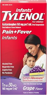 Infants' Tylenol Oral Suspension, Acetaminophen, Grape, 1 fl. oz