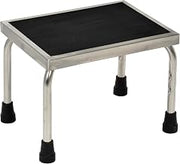 Vestil FT-SS-1 Stainless Steel Foot Stool 11-1/4 in. x 15 in. x 11 in. 250 Lb. Capacity Silver