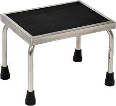 Vestil FT-SS-1 Stainless Steel Foot Stool 11-1/4 in. x 15 in. x 11 in. 250 Lb. Capacity Silver