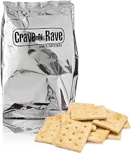 Crave-N-Rave The Originals Champ Wheat Crackers Bites, All-Natural Saltine Crackers. Kosher Whole Grain Crackers, Made in USA, 4 Large Packs, 80 oz Total