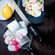 Gourmet Kitchen Grater by Microplane – 335x160x39mm, Stainless steel Plastic, Black, Model 36179E
