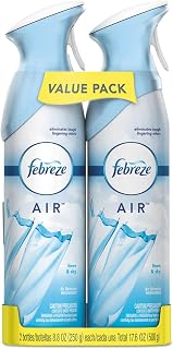 Febreze 97799 Air, Linen & Sky, 8.8 Oz Aerosol, 2/Pack, 6 Pack/Carton