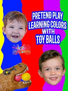 Pretend Play Learning Colors With Toy Balls