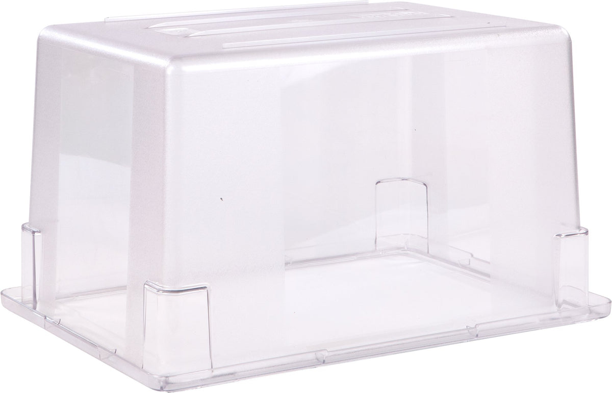 Storplus Food Storage Container with Stackable Design for Catering by Carlisle FoodService Products – 21.5 Gallon Container, 21.5 gallons, Plastic, CLEAR, Model 1062407