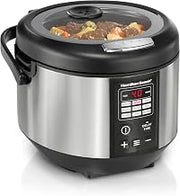 Hamilton Beach Stay or Go 20 Cup Portable Multi Cooker With Lid Latch
