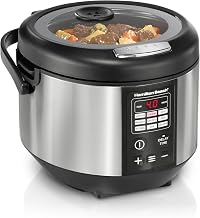 Hamilton Beach Stay or Go 20 Cup Portable Multi Cooker With Lid Latch