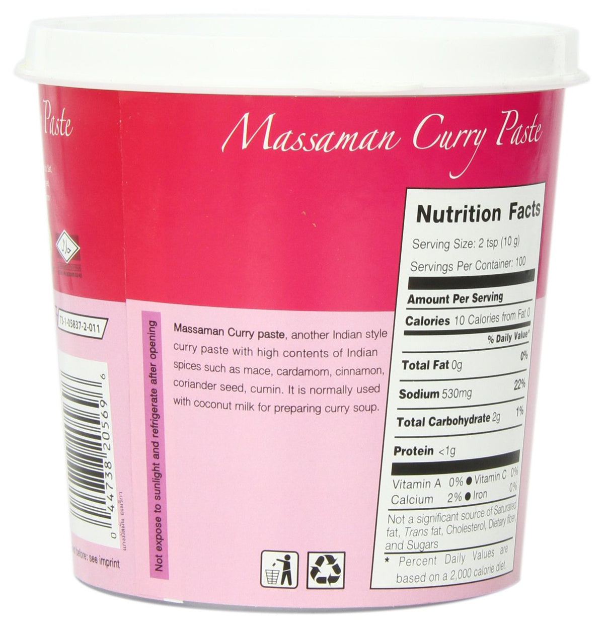 Mae Ploy Massaman Curry Paste / 35 Ounce (Pack of 1) / 1 Curry Sauce