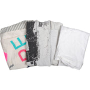 25 Lb. Box Recycled Cut Rags by Global Industrial – White, Model R2-W50-25