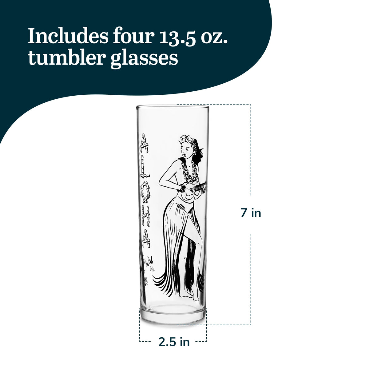 Libbey Tiki Zombie Clear / 13.5 Ounces / Tiki Mixed Drinkware Sets