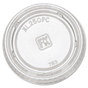 FABXL250PC - Portion Cup Lids by Fabri-Kal – 1.5-2.5 oz, 1.5 ounces, Polyethylene, Clear, Pack of 2500