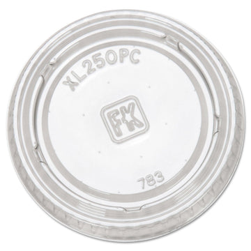 FABXL250PC - Portion Cup Lids by Fabri-Kal – 1.5-2.5 oz, 1.5 ounces, Polyethylene, Clear, Pack of 2500