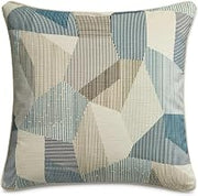 Michael Amini Renue Jetson Blue Velvet Throw Pillow Set of 2 Soft Plush 100% Polyester Cushioned Decorative Accent for Sofa Bedroom Living Room Comfort and Style