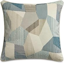 Michael Amini Renue Jetson Blue Velvet Throw Pillow Set of 2 Soft Plush 100% Polyester Cushioned Decorative Accent for Sofa Bedroom Living Room Comfort and Style