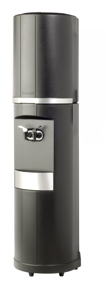 Commercial Cold Cooler W/Filtration Black & Silver Trim by Aquaverve – Black Cabinet With Silver Metallic Trim