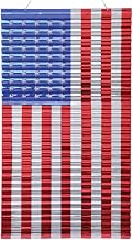 Decoration Flag USA Metallic Red/Silver/Blue 48"L x 24"W Foil
