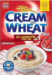 Cream of Wheat Original Stove Top Hot Cereal, 2 1/2 Minute Cook Time, 28 Ounce (Pack of 12)